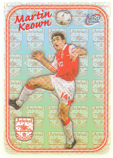 Martin Keown Arsenal 1997/98 Futera Fans' Selection Special Edition #SE11